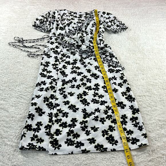 Love Whit Whitney Port floral print midi wrap dress, XS - Picture 4 of 9